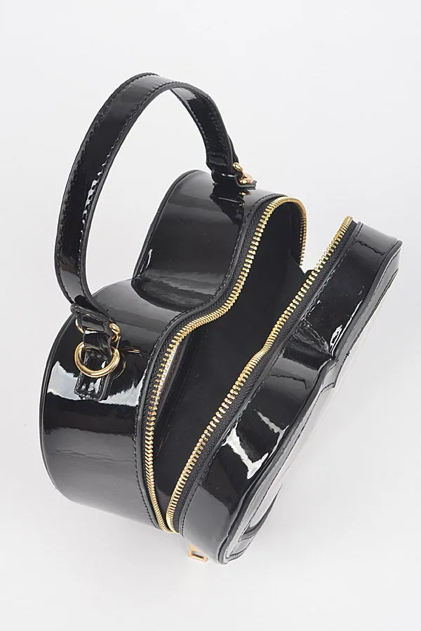 Clear Heart Crossbody Bag
