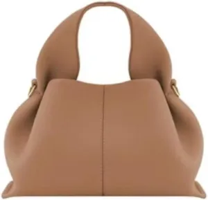 Cloud Silhouette Leather HandbagDesigner Leather Shoulder Bags, Retro Crossbody bag Purse Casual Dumpling Hobo Bag