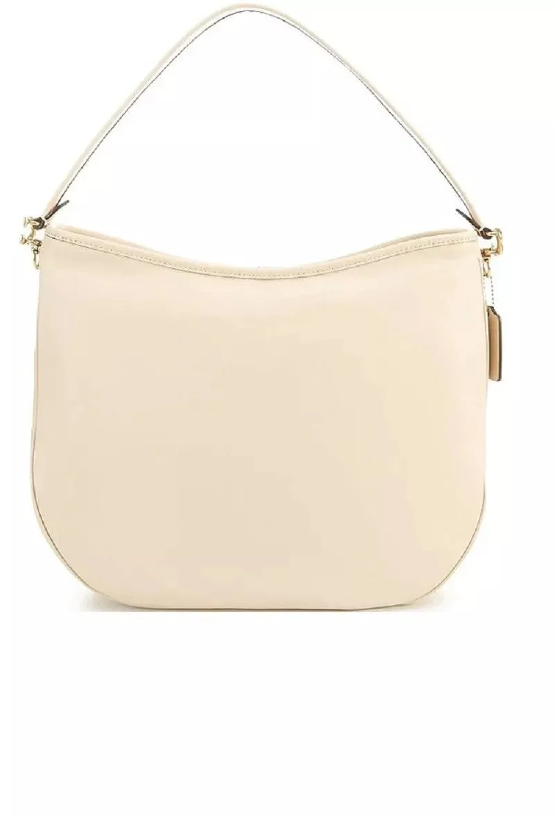 COACH Women's Soft Calf Leather Soft Tabby Hobo Ivory One Size