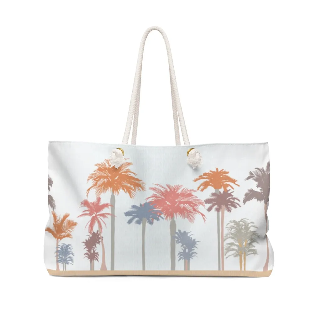 Coastal Weekender Bag in Coral