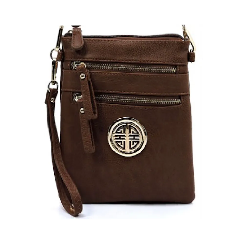Coffee Logo Crossbody Hipster Purse