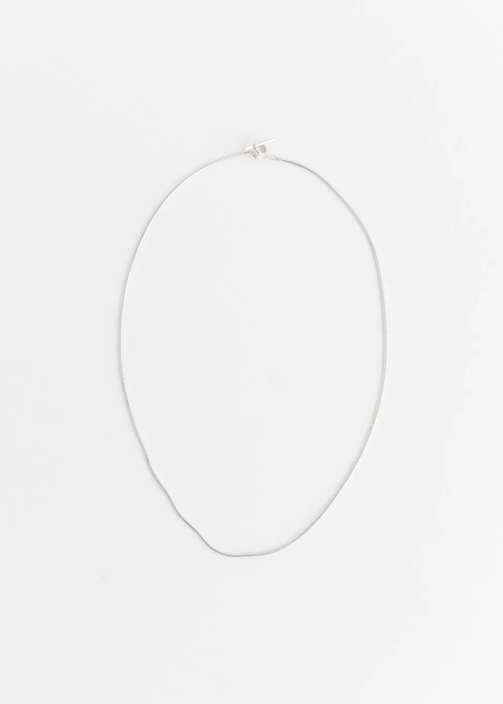 Coil Toggle Snake Chain Necklace