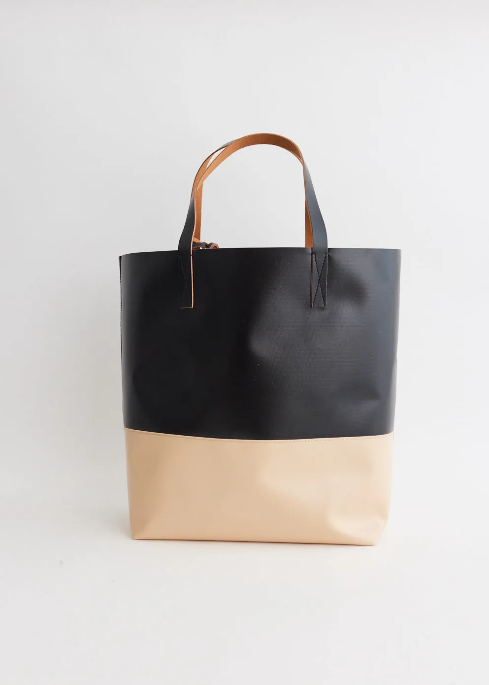 Color-blocked Tote Bag