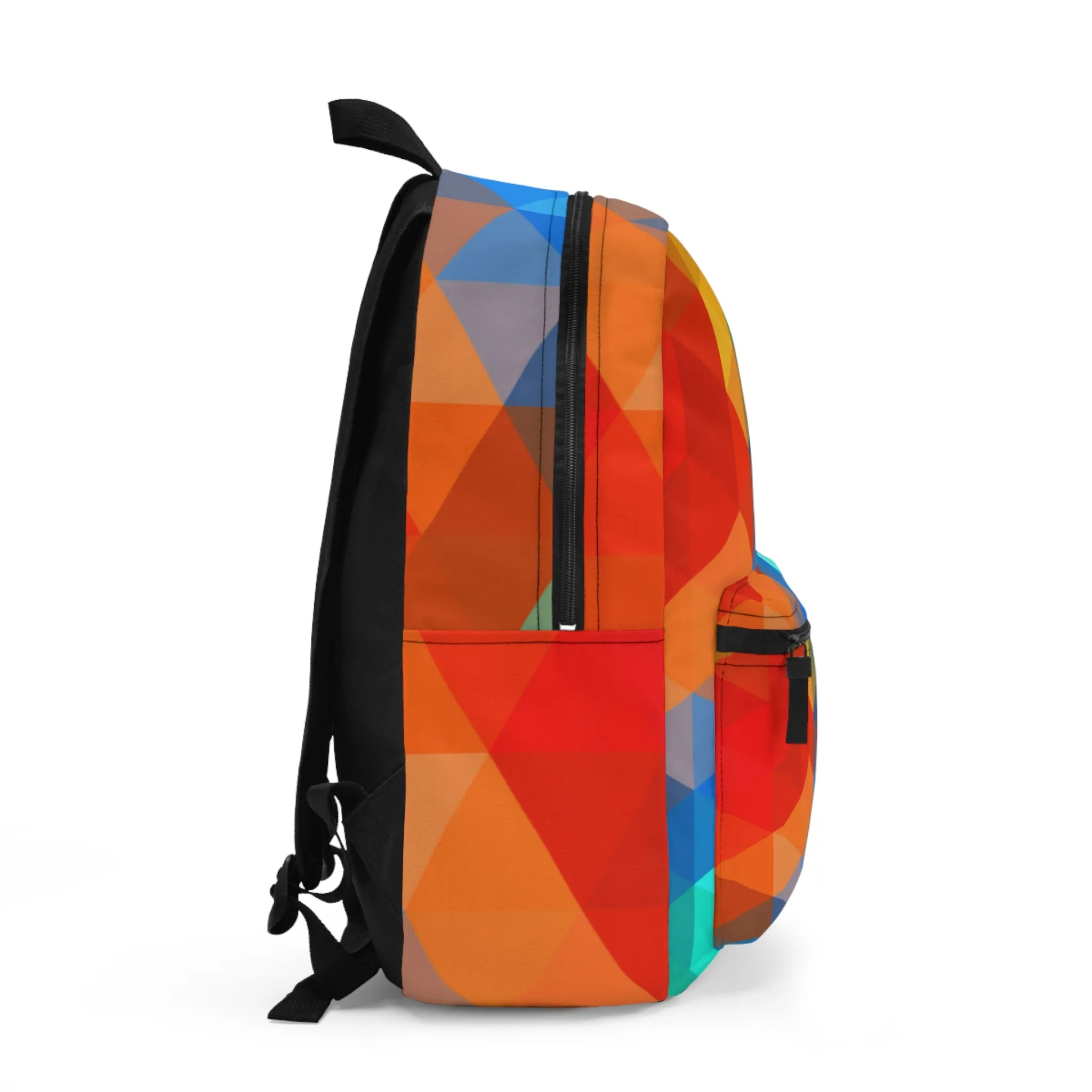 Color Geometrics Durable Waterproof Backpack