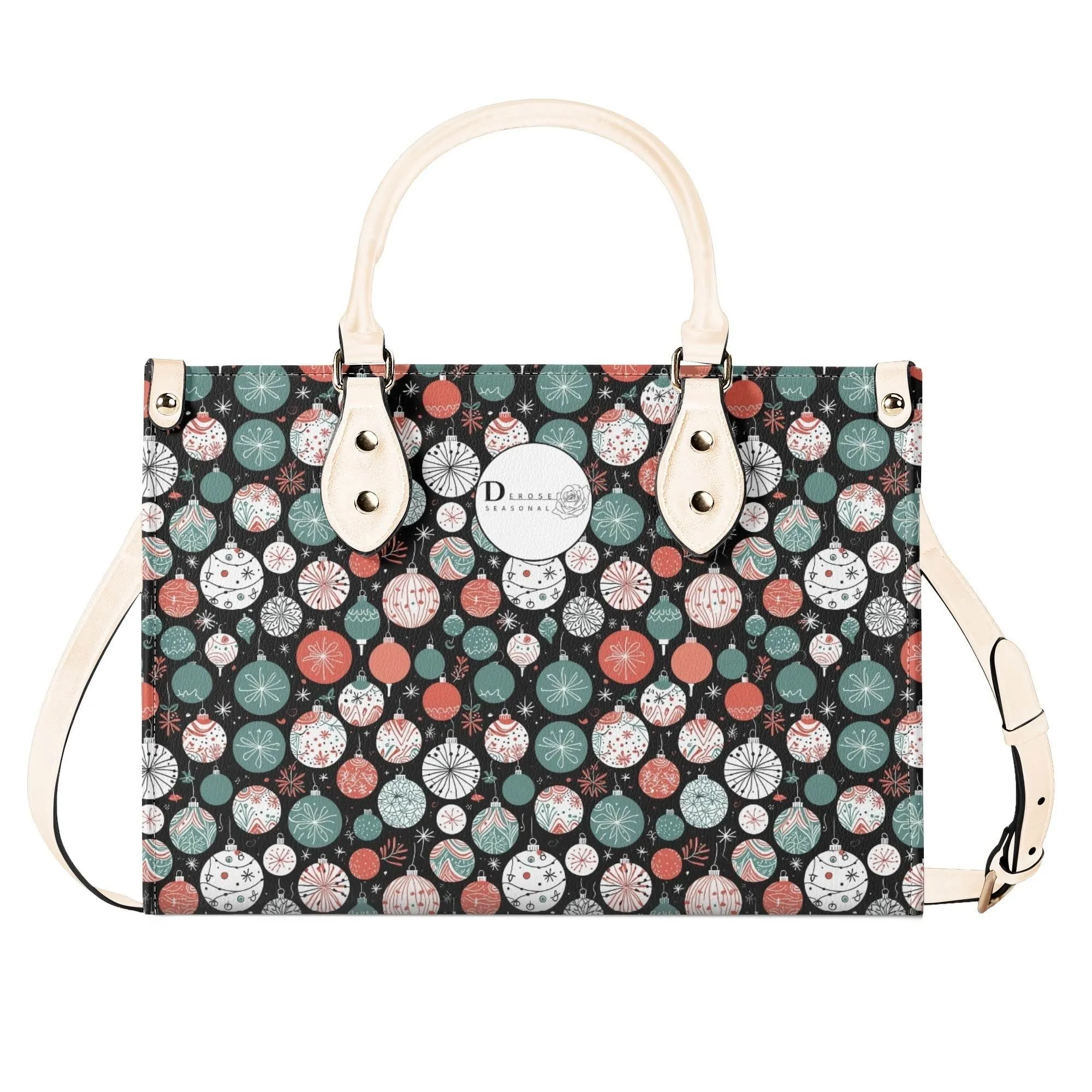 Colorful Ornament Luxury Women Leather Handbag (3 sizes)