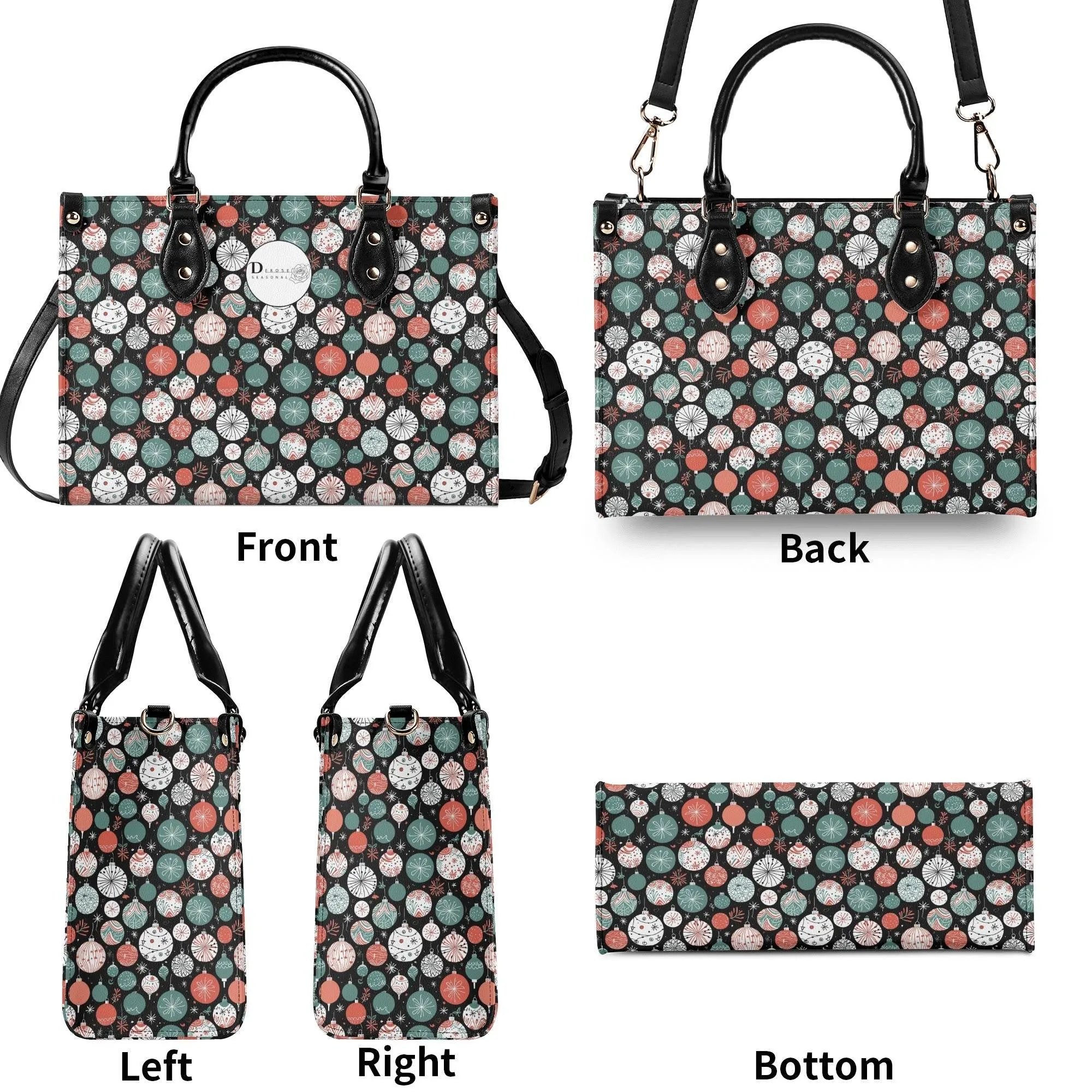 Colorful Ornament Luxury Women Leather Handbag (3 sizes)
