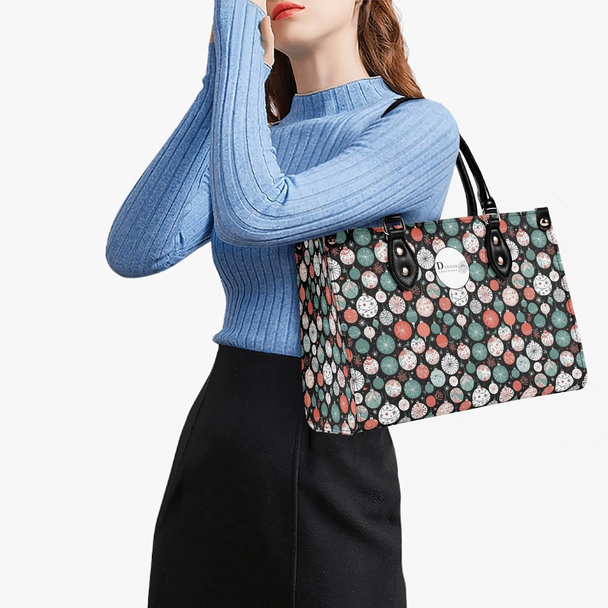 Colorful Ornament Luxury Women Leather Handbag (3 sizes)