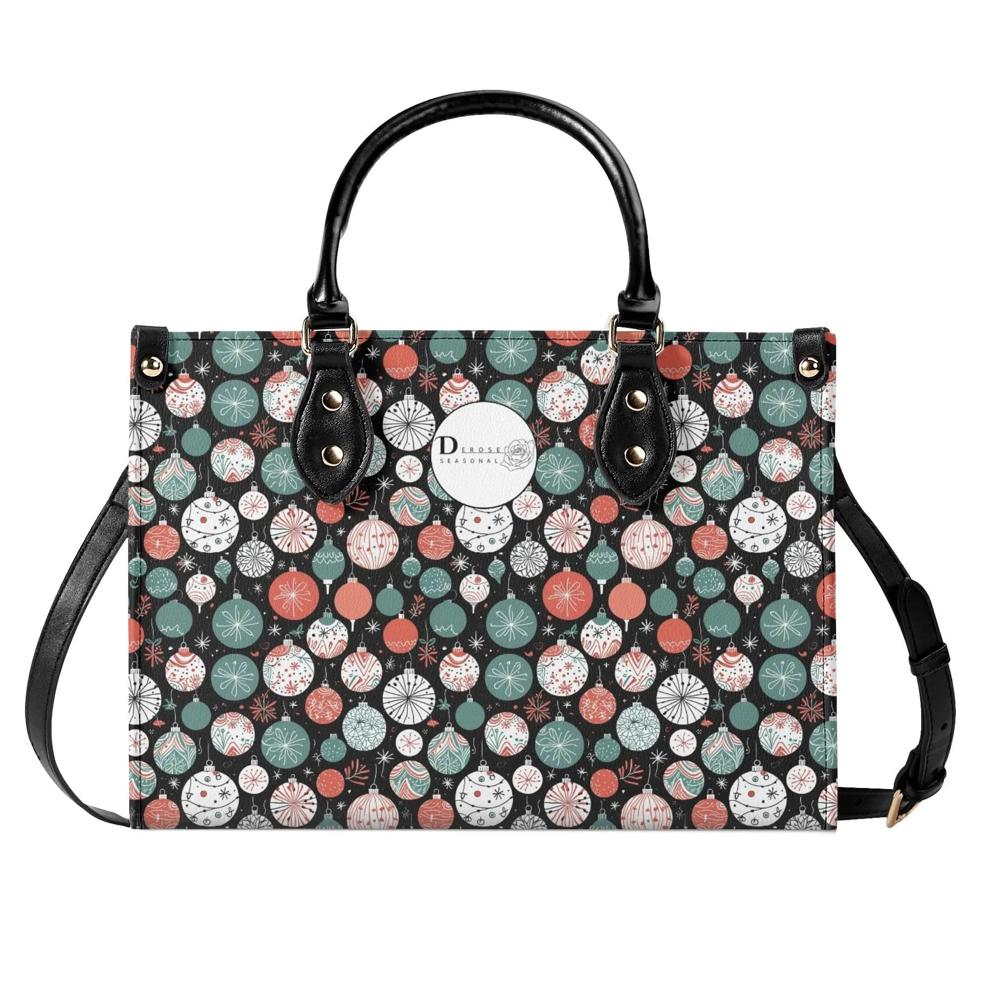 Colorful Ornament Luxury Women Leather Handbag (3 sizes)