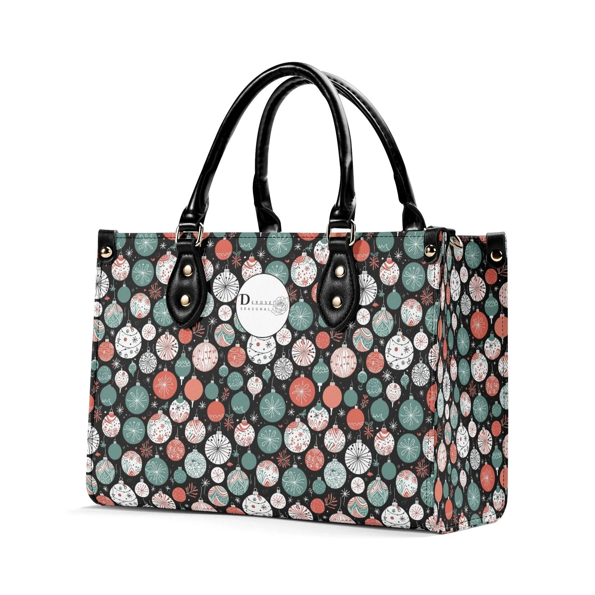 Colorful Ornament Luxury Women Leather Handbag (3 sizes)