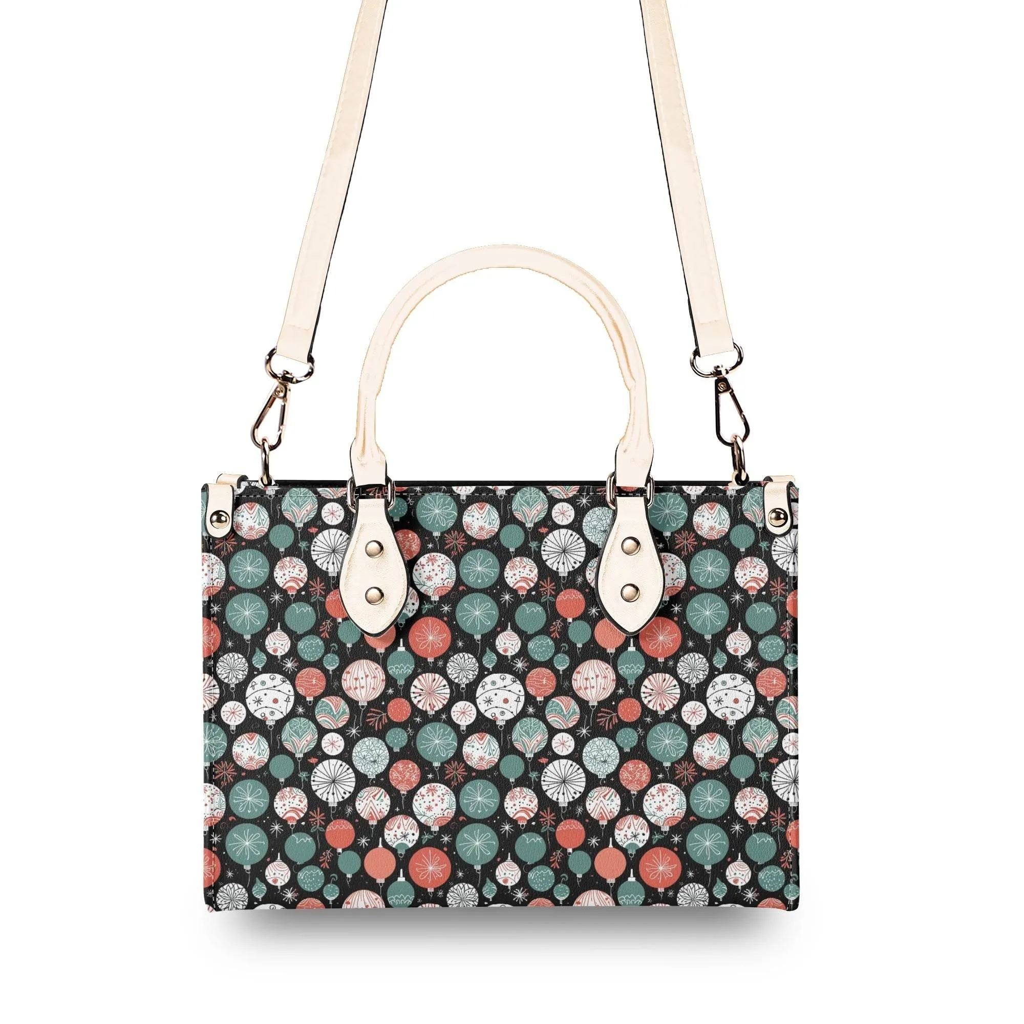 Colorful Ornament Luxury Women Leather Handbag (3 sizes)