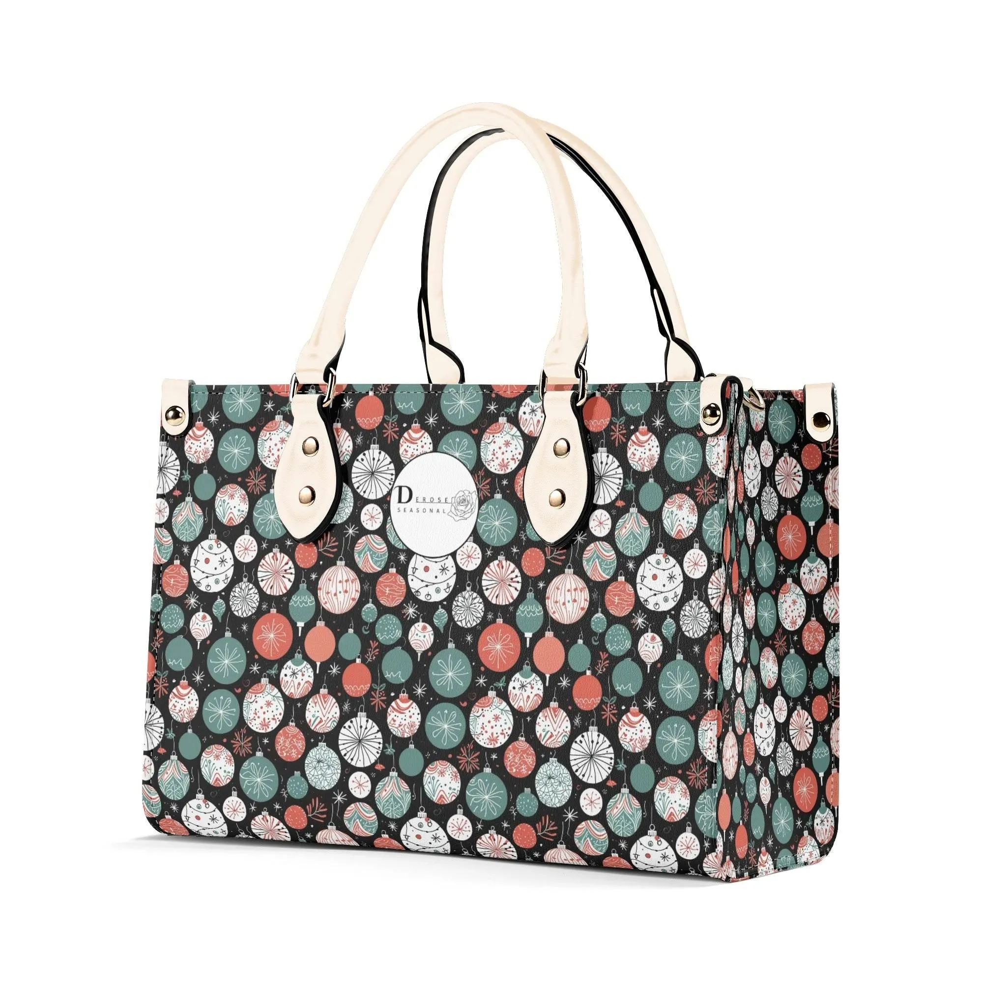 Colorful Ornament Luxury Women Leather Handbag (3 sizes)