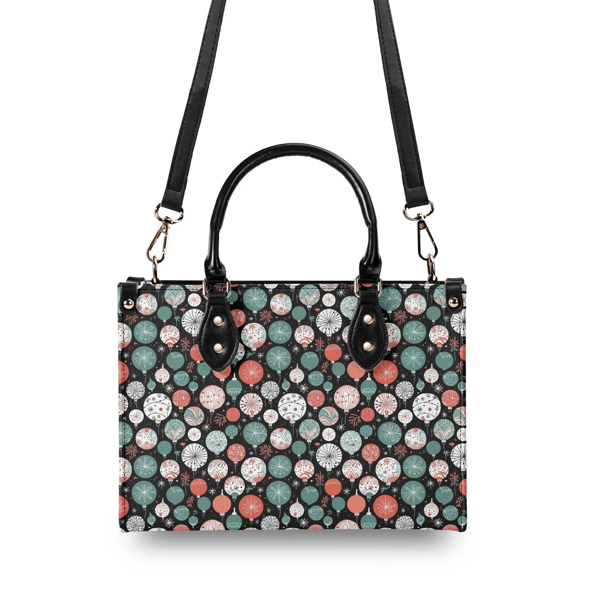 Colorful Ornament Luxury Women Leather Handbag (3 sizes)