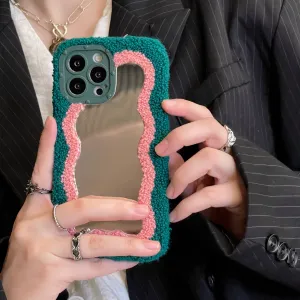 Colorful Plush Cozy Fluffy iPhone Protective Case