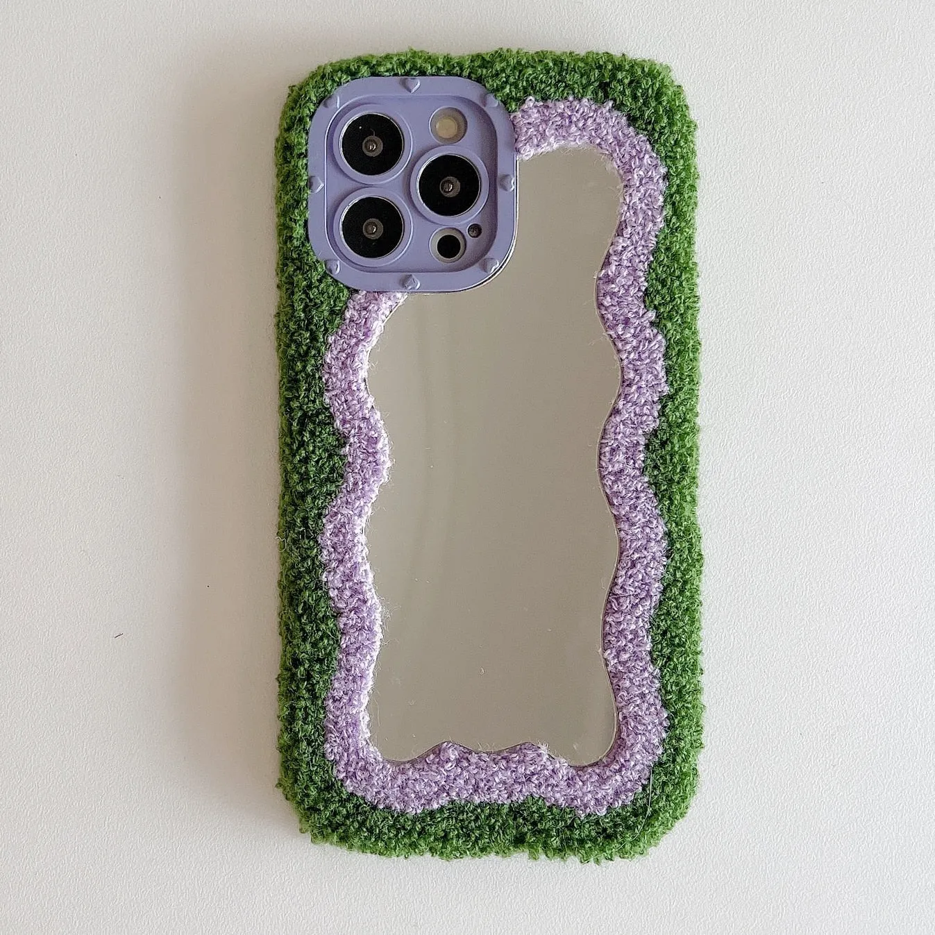 Colorful Plush Cozy Fluffy iPhone Protective Case