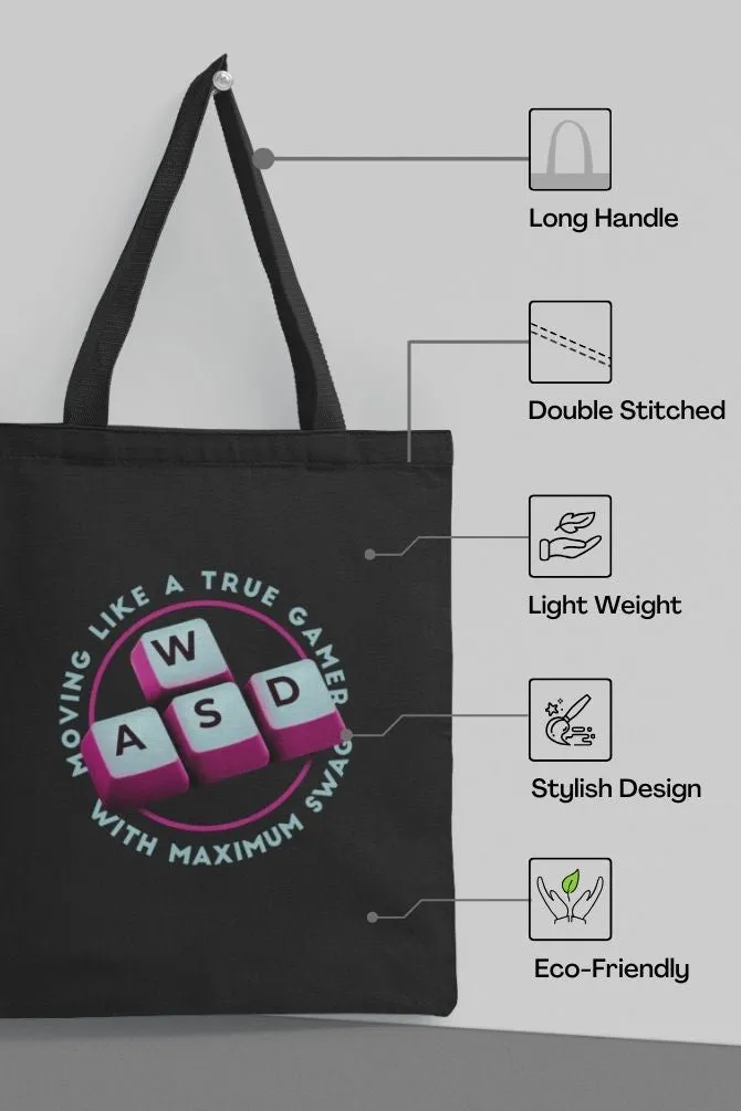 Computer Keys Gamer Zipper Tote Bag