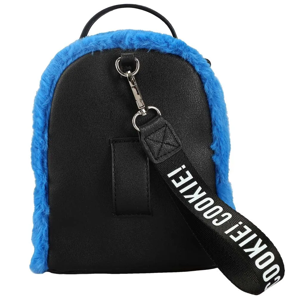 Cookie Monsters Sesame Street Fuzzy Wristlet Purse