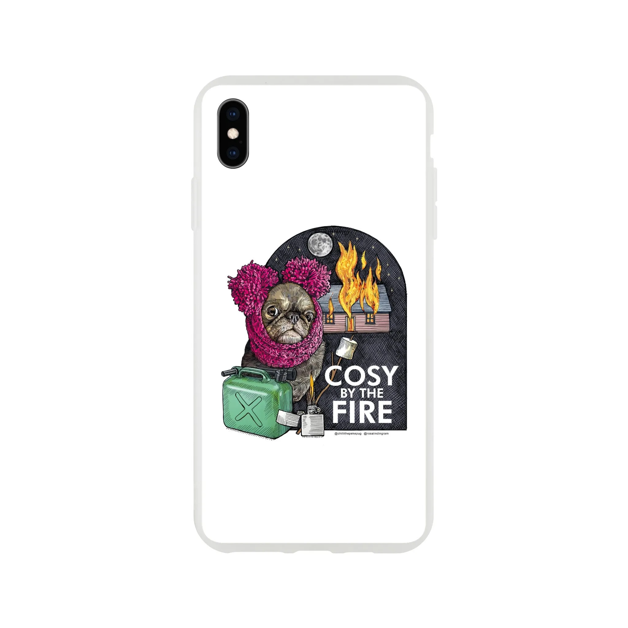 Cosy Chilli by Ros Ingram Flexi case UK version