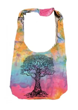 Cotton Both Side print Classic Tree of Life Bag