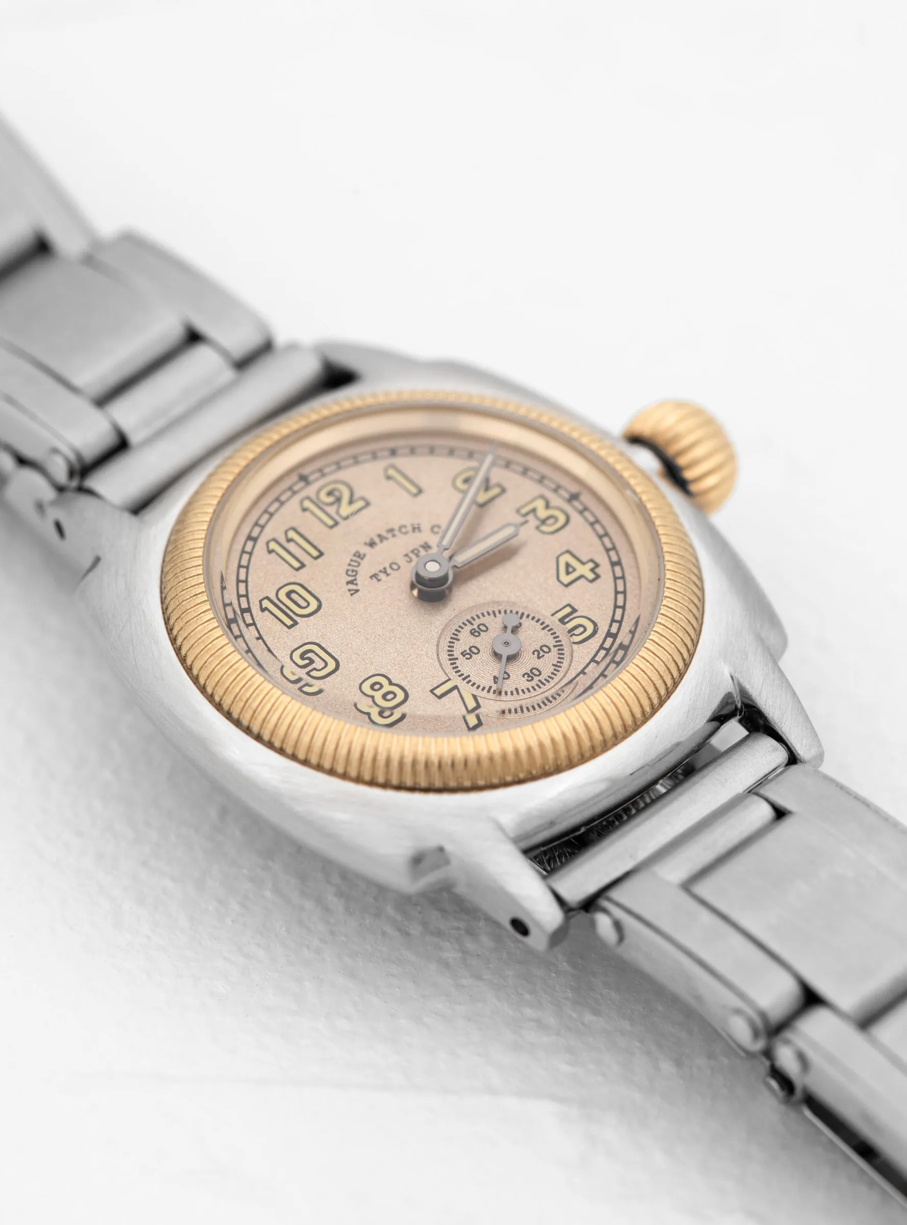Coussin Early Steel Watch Gold & Silver