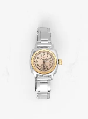 Coussin Early Steel Watch Gold & Silver