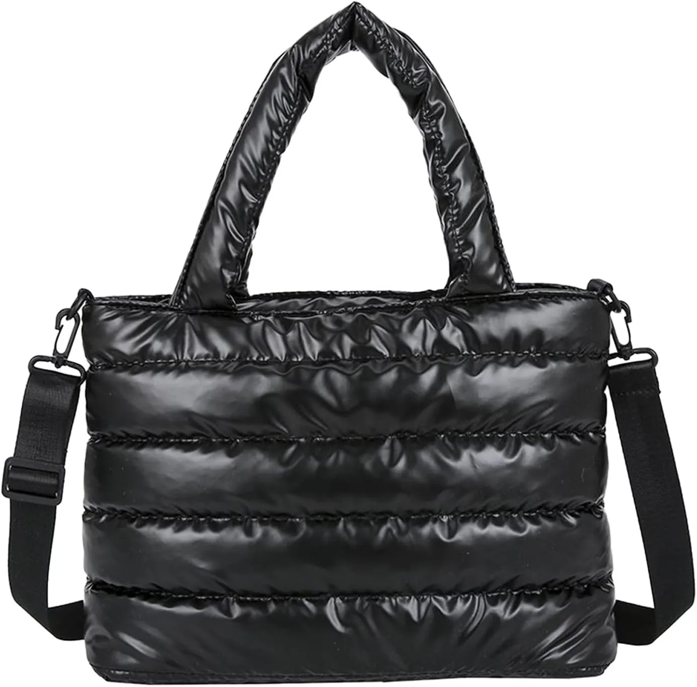 Cross Body Bag For Woman Large Quilted Shoulder Bag Carryall Puffer Hobo Bag For Family Friends Travel College C