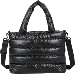 Cross Body Bag For Woman Large Quilted Shoulder Bag Carryall Puffer Hobo Bag For Family Friends Travel College C