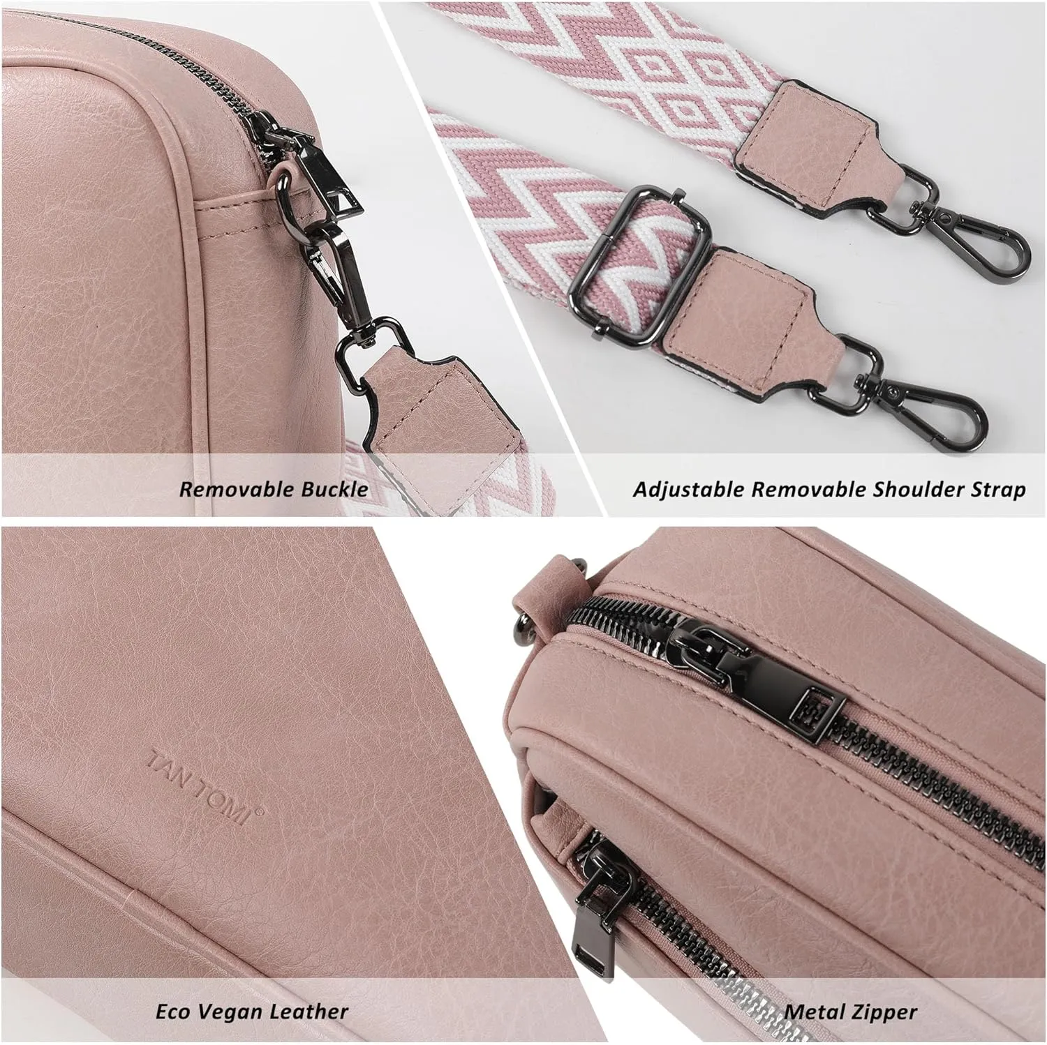 Crossbody Bags for Women Vegan Leather Purses for Women Handbags Shoulder Bag for Daily Life Work Travel Shopping