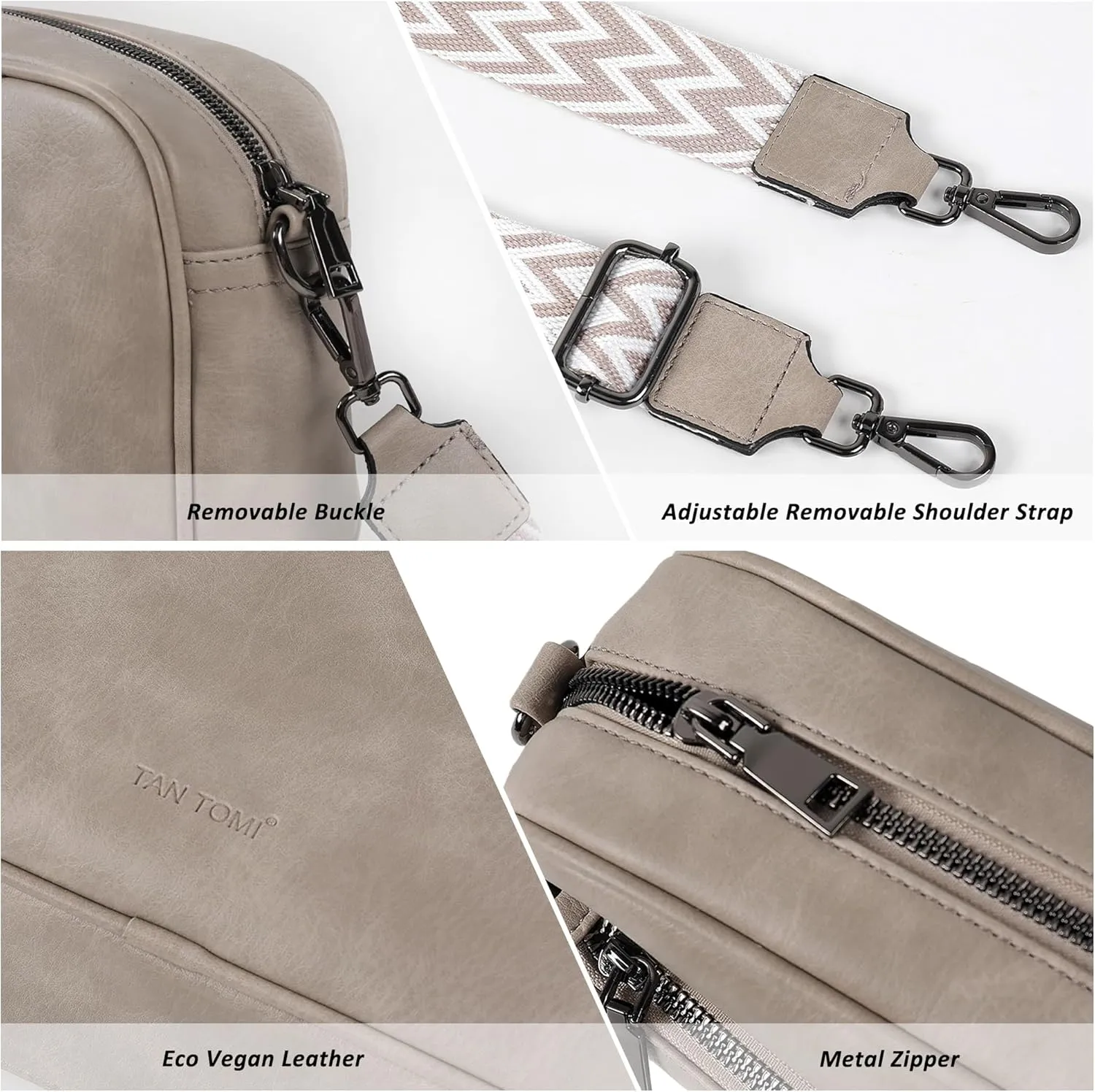 Crossbody Bags for Women Vegan Leather Purses for Women Handbags Shoulder Bag for Daily Life Work Travel Shopping