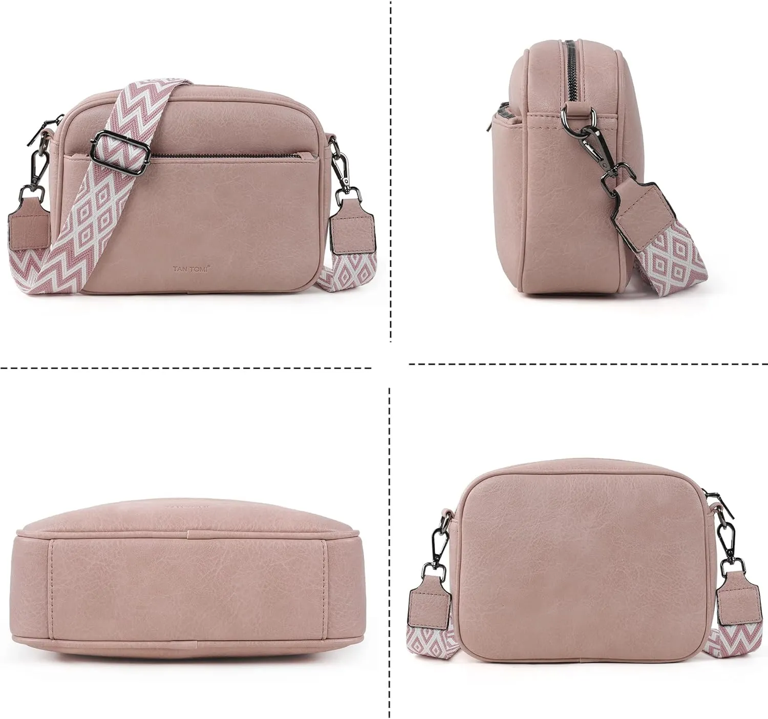Crossbody Bags for Women Vegan Leather Purses for Women Handbags Shoulder Bag for Daily Life Work Travel Shopping