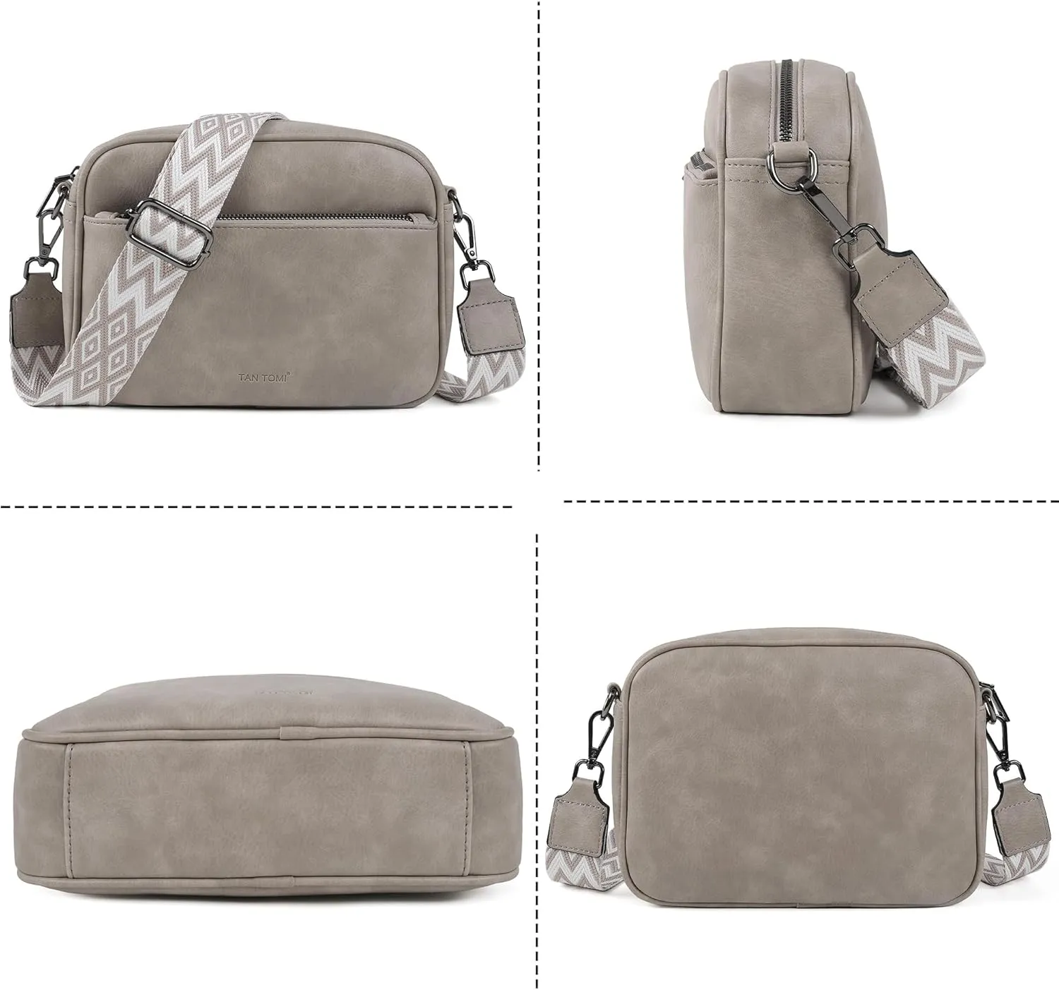 Crossbody Bags for Women Vegan Leather Purses for Women Handbags Shoulder Bag for Daily Life Work Travel Shopping