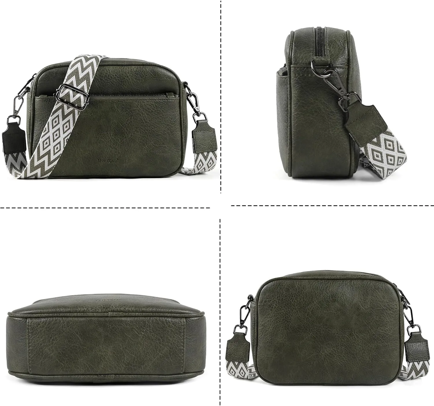 Crossbody Bags for Women Vegan Leather Purses for Women Handbags Shoulder Bag for Daily Life Work Travel Shopping