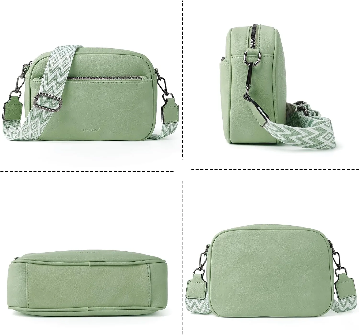 Crossbody Bags for Women Vegan Leather Purses for Women Handbags Shoulder Bag for Daily Life Work Travel Shopping