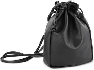 Crossbody Purse, PU Leather Small Crossbody Bags for Women, Drawstring Women's Cross body Handbags for Walking