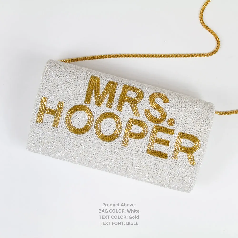 Custom Mrs Clutch Purse with Photo (FOG)