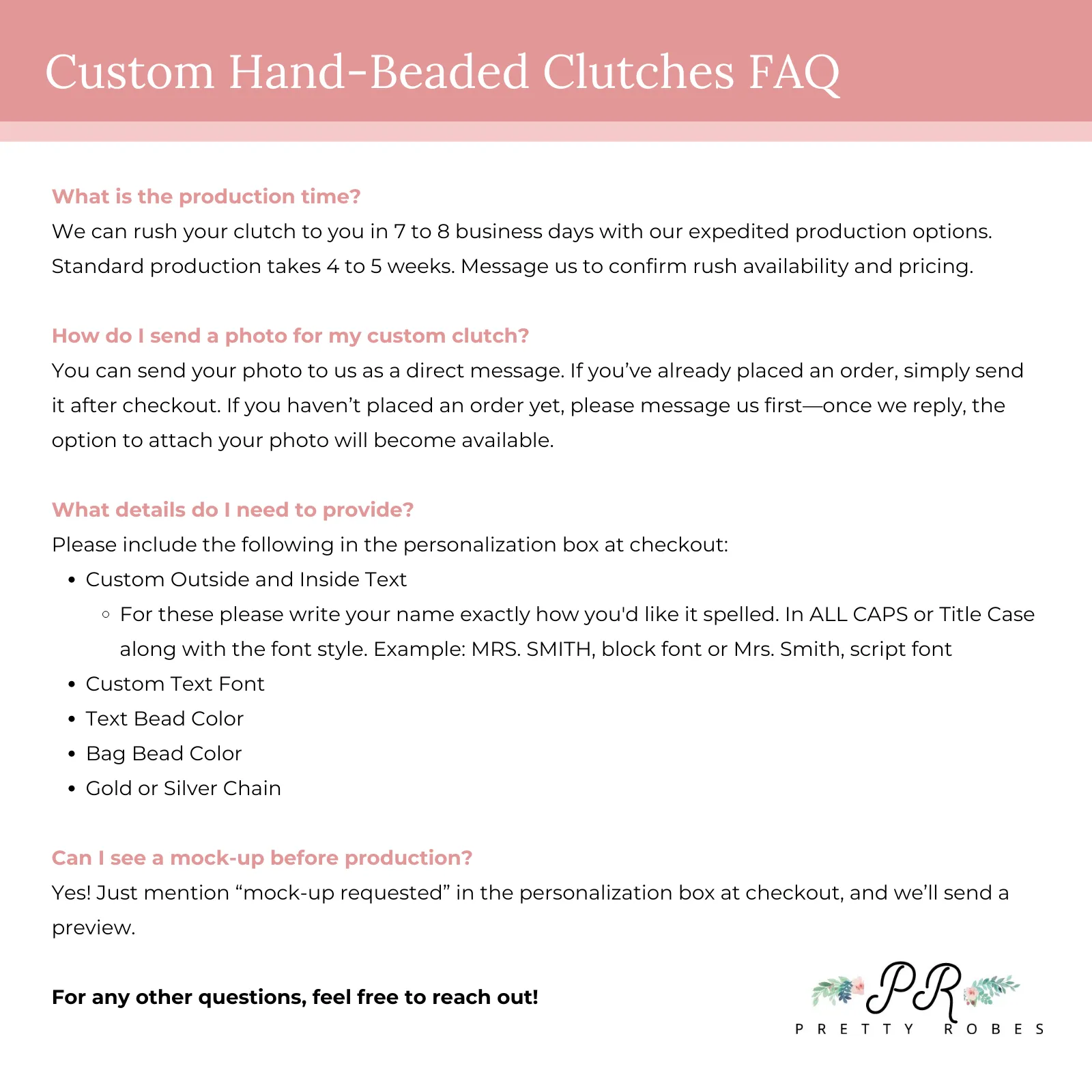 Custom Mrs Clutch Purse with Photo (FOG)