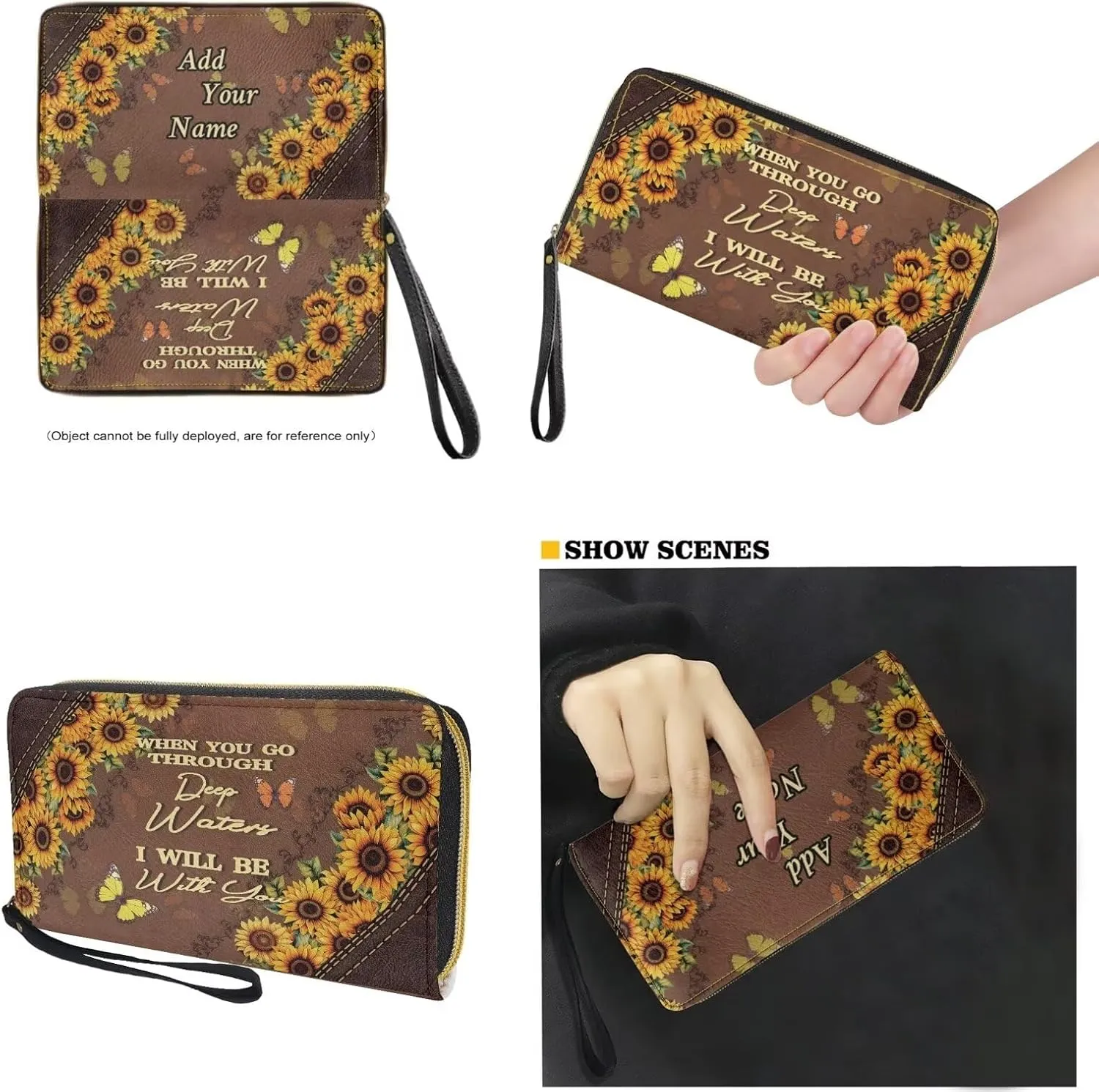 Customized Womens Tote Bag Set 2 Pcs Handbag and Purses Set Leather Shoulder Bags Hobo Handbag Set