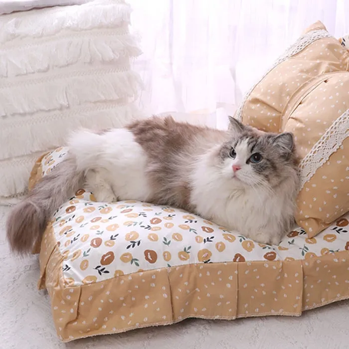Cute Bowknot Pet Bed