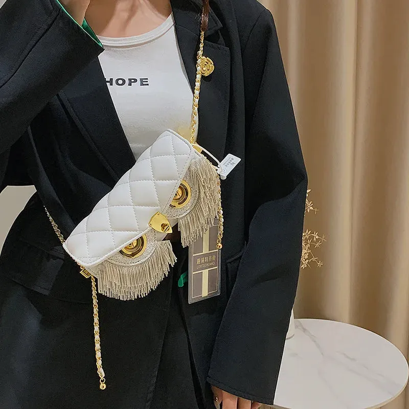 Cute Owl Bag Fashion Tassel Crossbody Bag