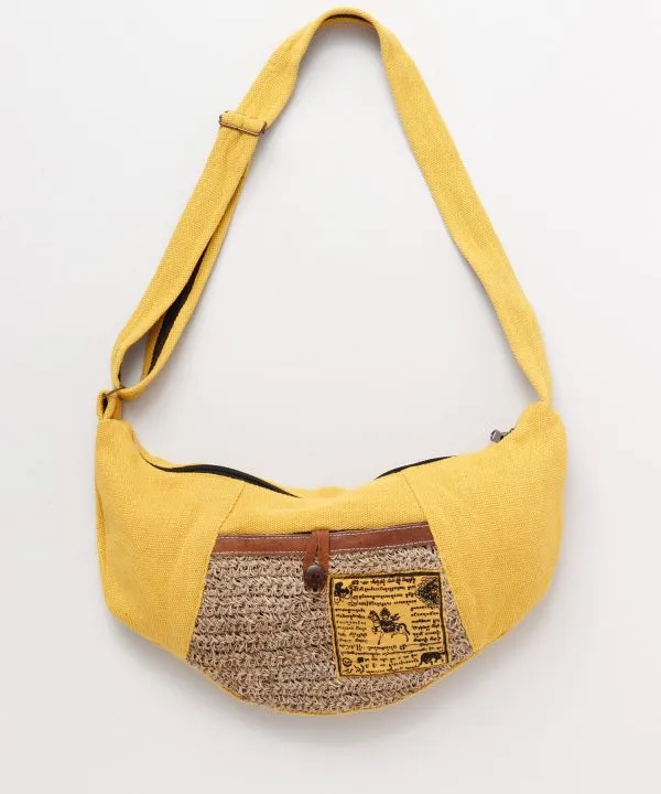 Dar Lcog Inspired Crescent Shoulder Backpack