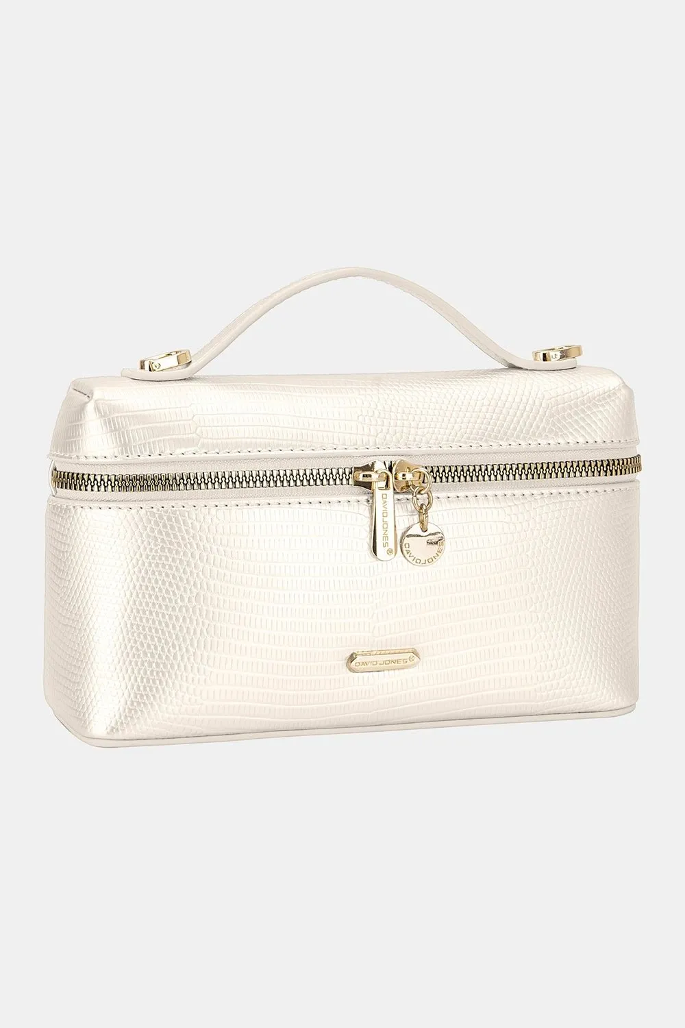 David Jones Texture PU Leather Handbag