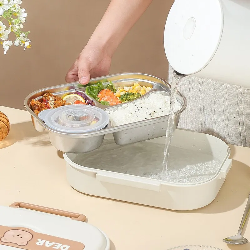 Dear Bear 304 Stainless Steel Bento Lunch Box