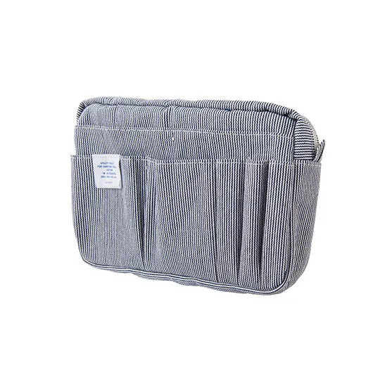 Delfonics Utility Pouch - Medium Size / Denim (Hickory) - , Delfonics Inner Carrying Bag M Size