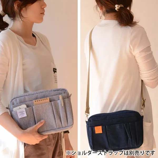 Delfonics Utility Pouch - Medium Size / Denim (Hickory) - , Delfonics Inner Carrying Bag M Size