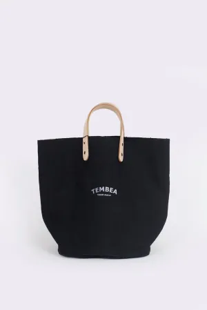 Delivery Tote with Logo, Black