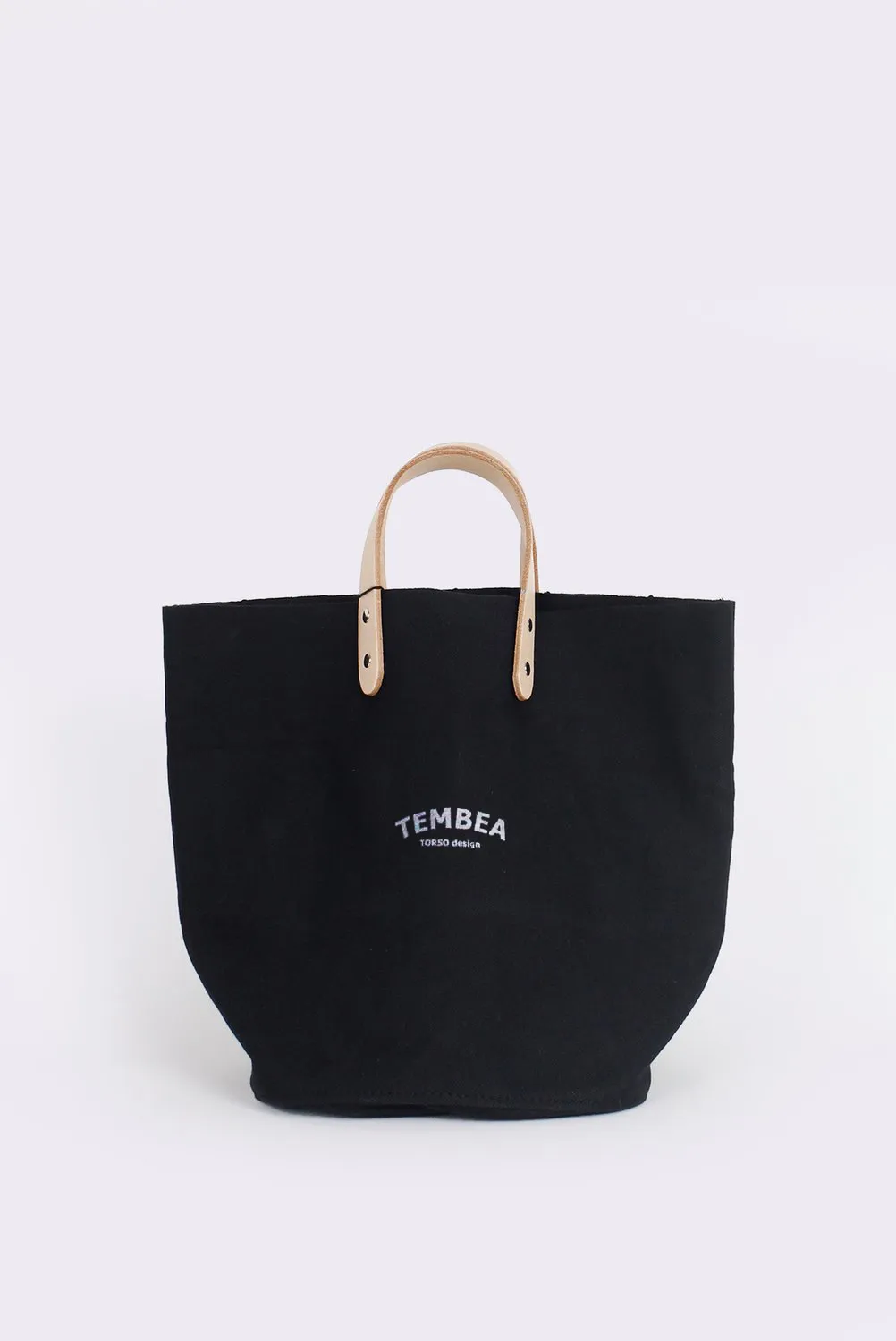 Delivery Tote with Logo, Black