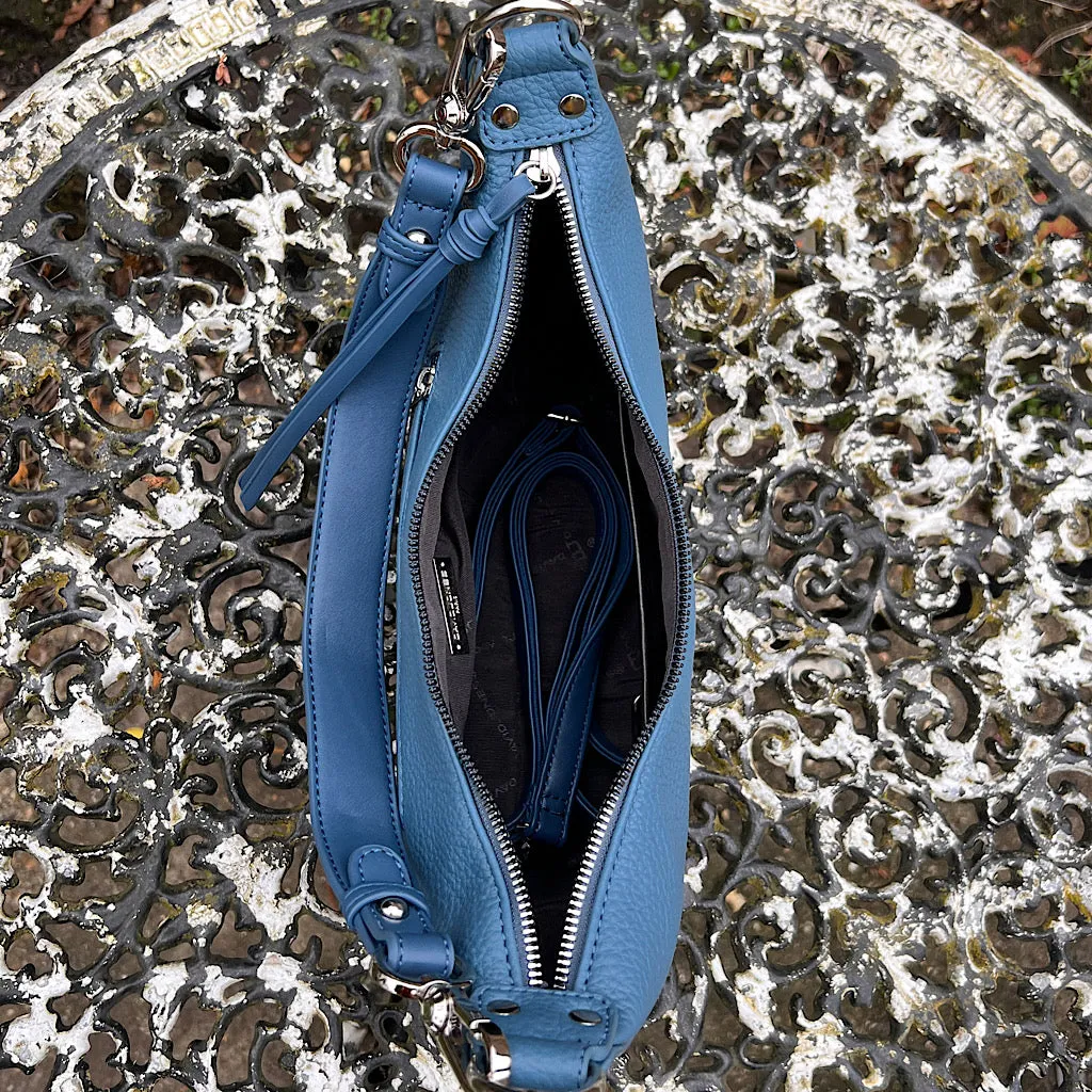 Denim Mini 'Matilda' Scoop Shoulder/Crossbody Bag