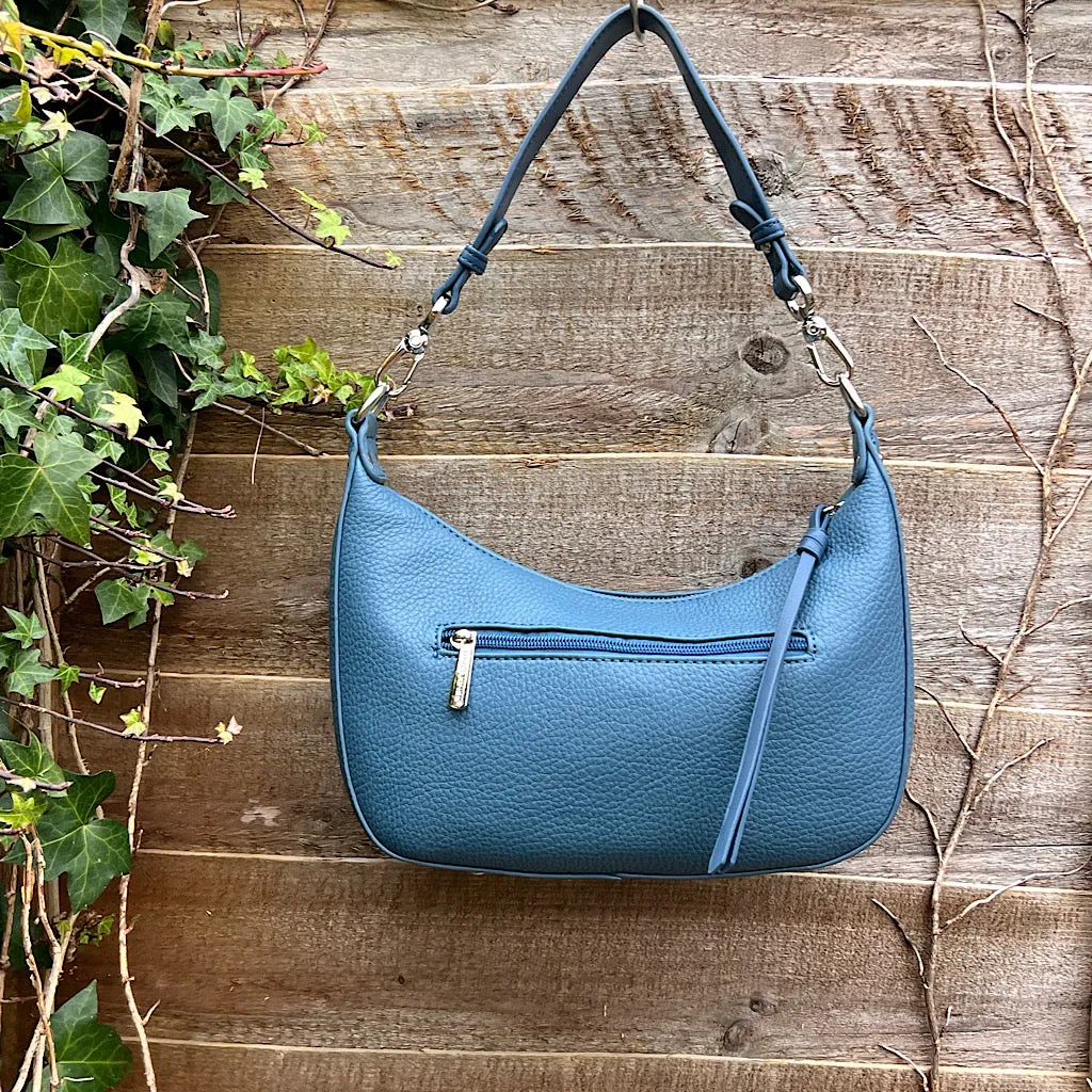 Denim Mini 'Matilda' Scoop Shoulder/Crossbody Bag