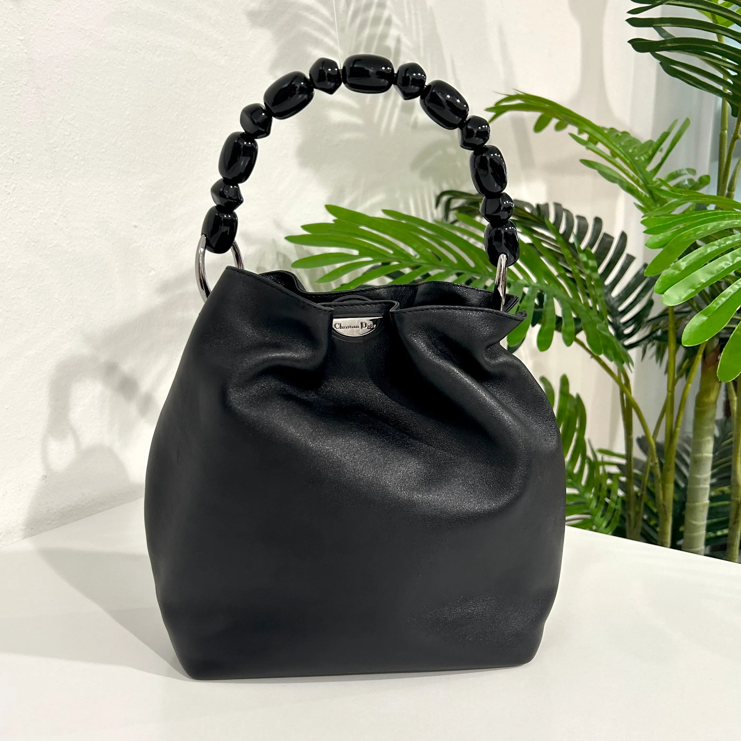 Dior Black Malice Bucket Bag