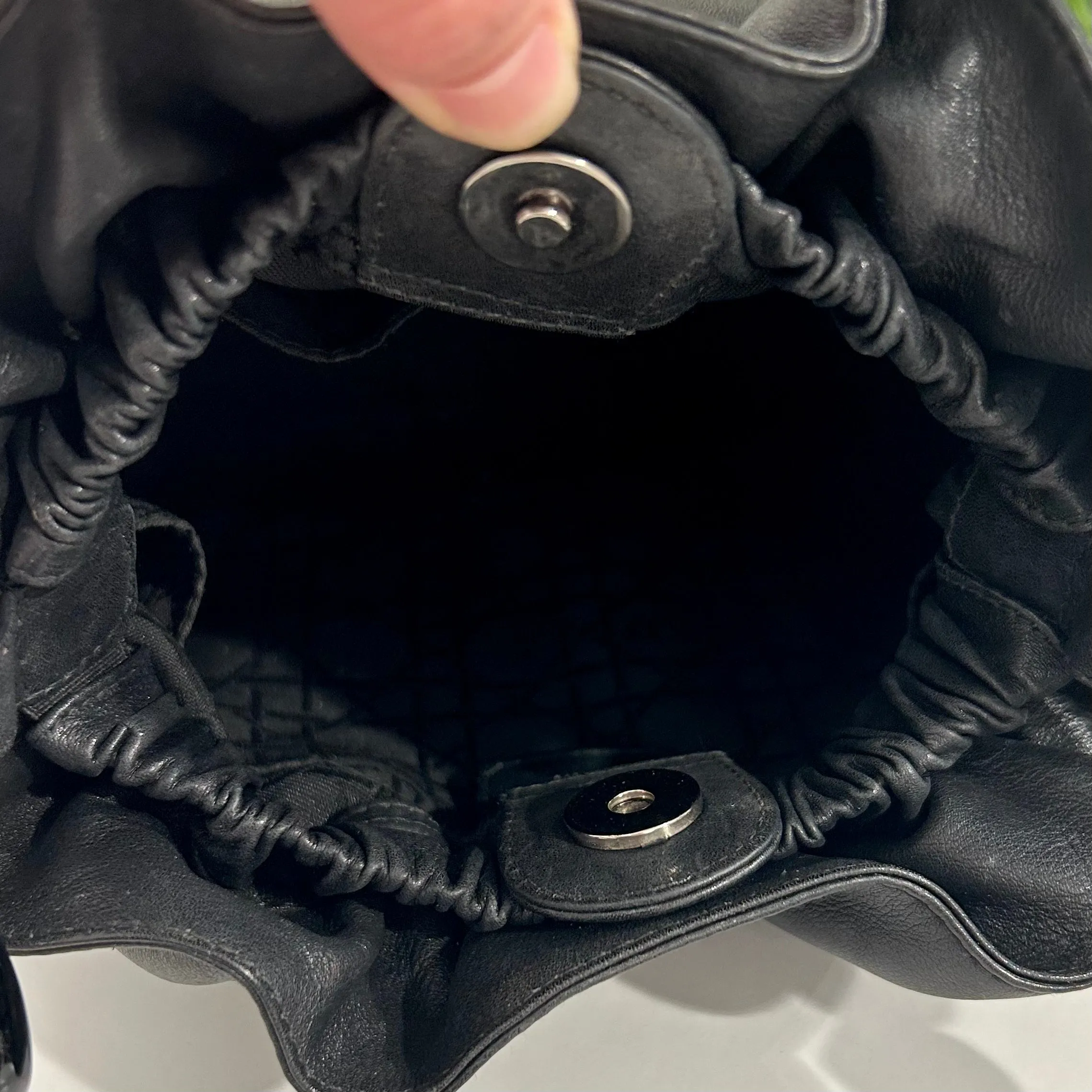 Dior Black Malice Bucket Bag