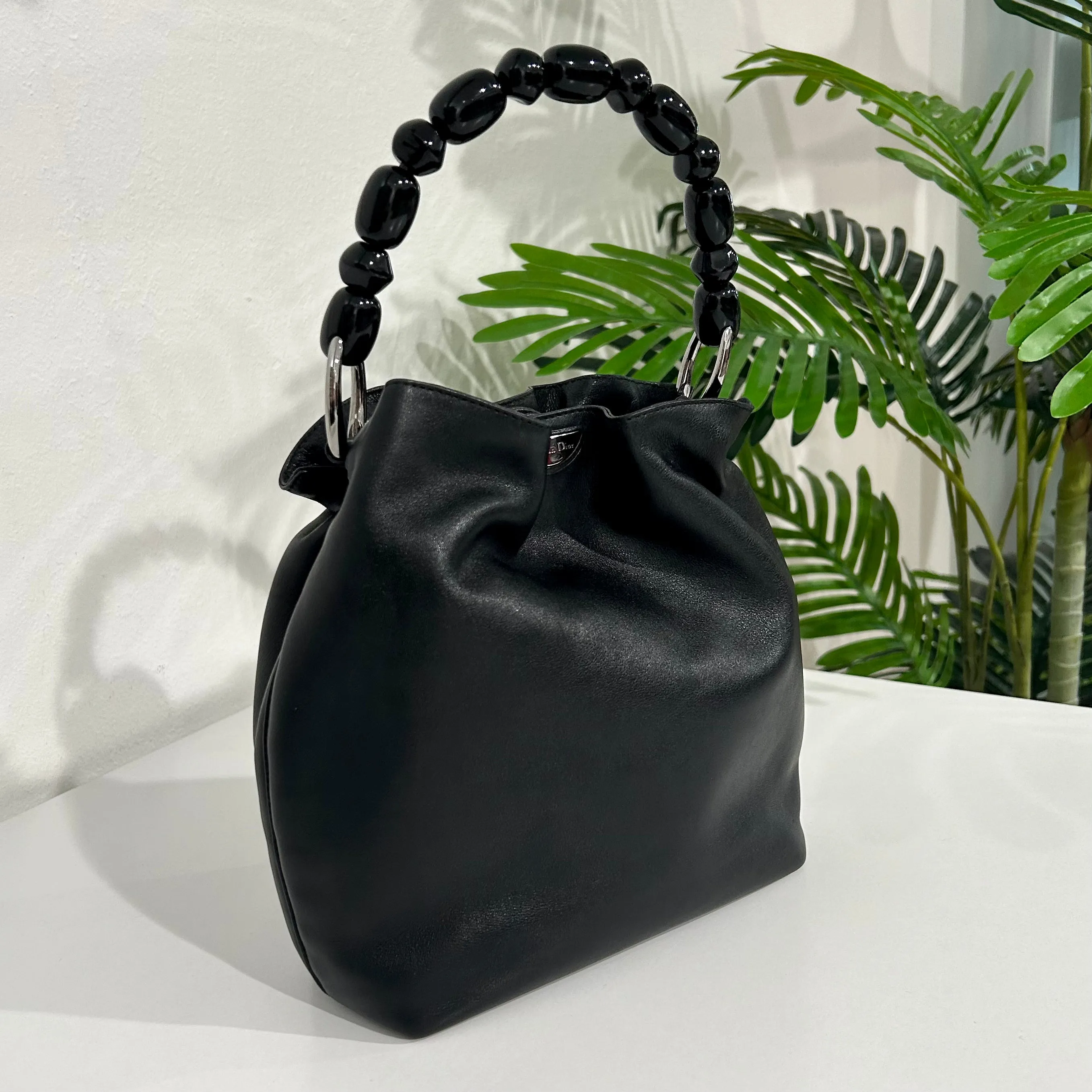 Dior Black Malice Bucket Bag